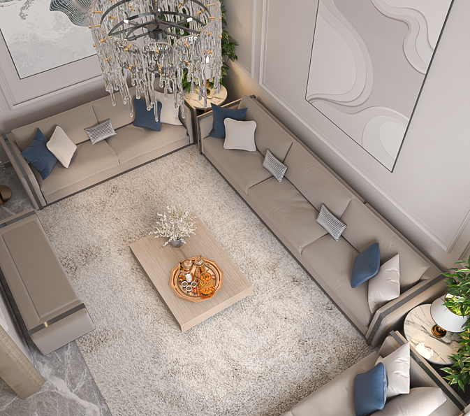 تصميم داخلي مجلس رجال - نيوكلاسيك 2